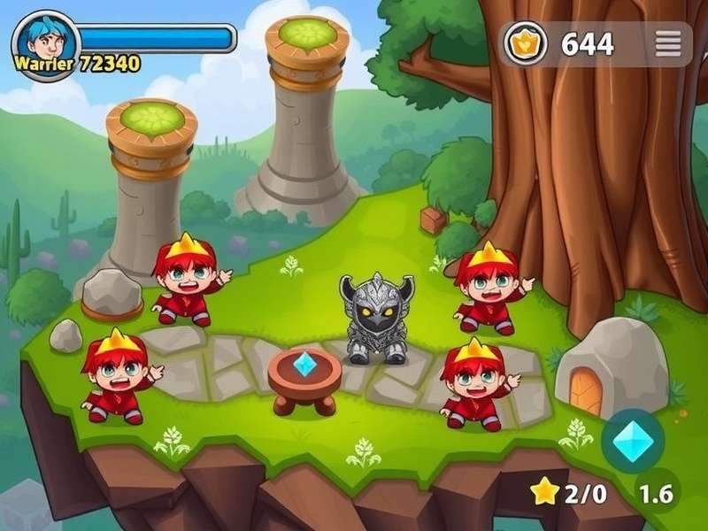 Mighty Club Warrior Gameplay Screenshot